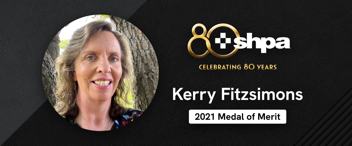 WA’s Kerry Fitzsimons recognised with SHPA Medal of Merit